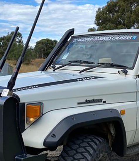 Land Cruiser 75 Series Bonnet Decals - 75 Series Edition