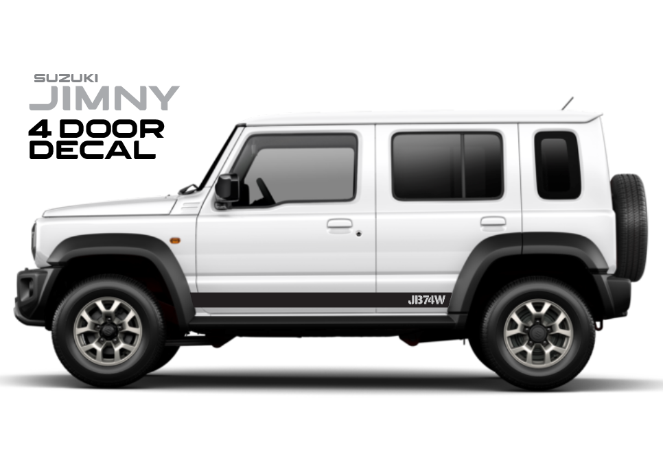 Suzuki Jimny 4 Door Decals - JB74W Logo