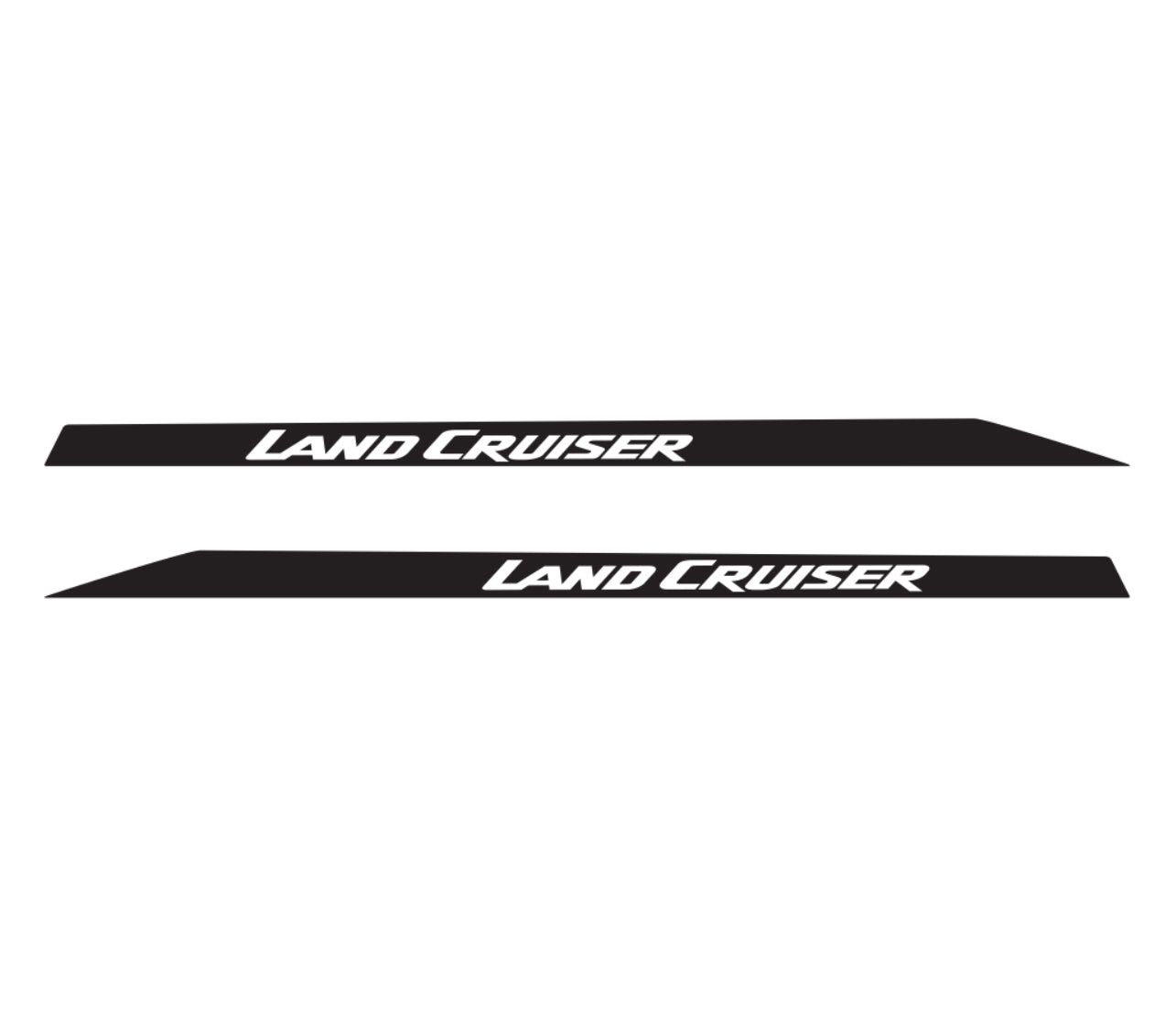 Land Cruiser 75 Series Bonnet Decals - Classic Design