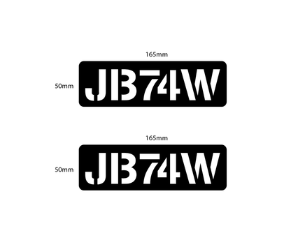 Suzuki Jimny JB74W Bonnet Decals