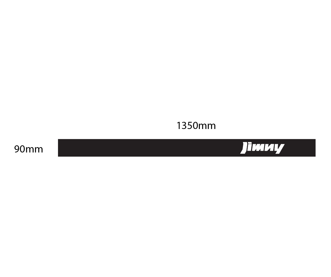 Suzuki Jimny Door Decals - Jimny Logo