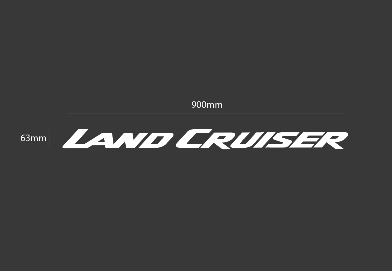 Land Cruiser Windscreen Banner - Classic Version