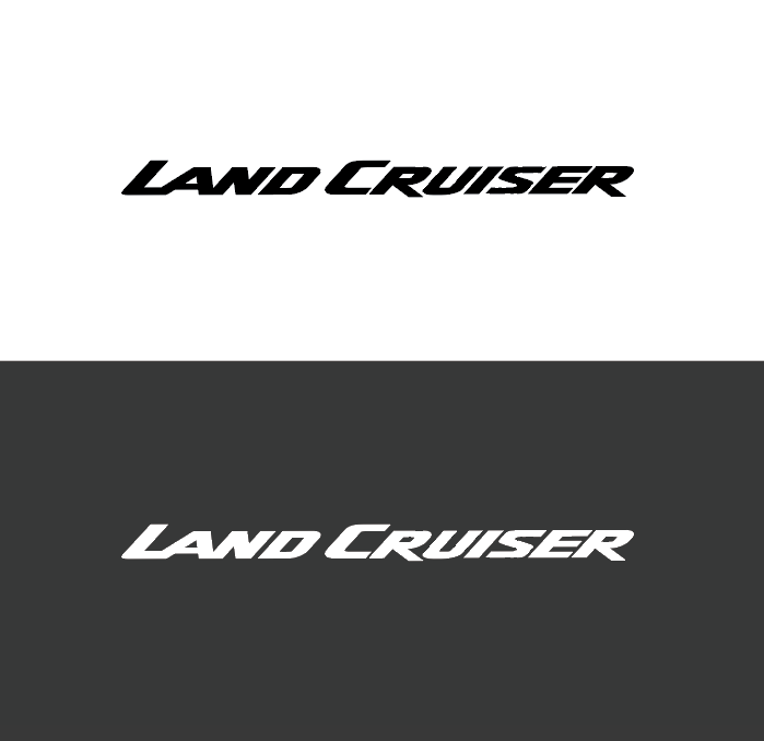 Land Cruiser Classic Font Decals