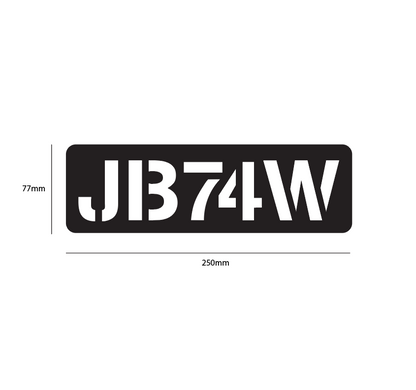 Suzuki JB74W Decals