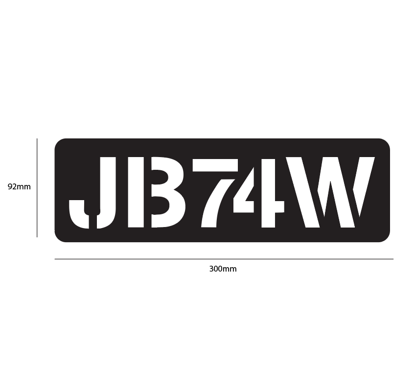 Suzuki JB74W Decals