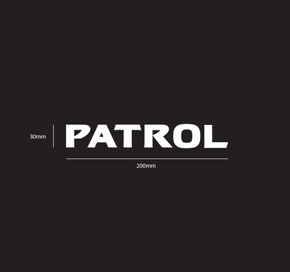 Patrol Decals