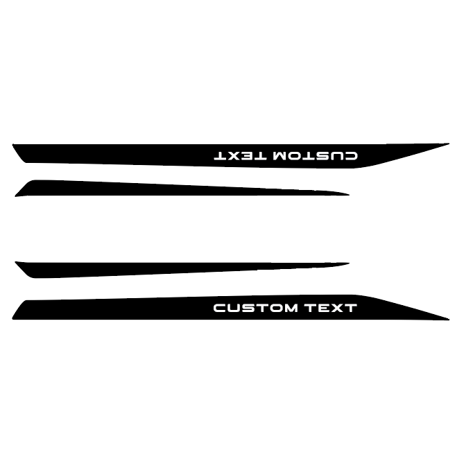 Land Cruiser 79 Facelift Series Bonnet Decals - LC70 2024+