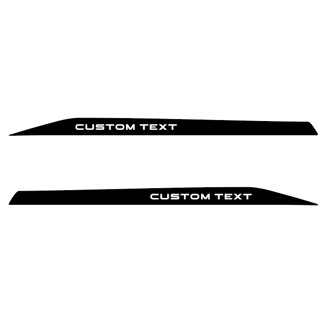 Land Cruiser 79 Facelift Series Bonnet Decals - LC70 2024+