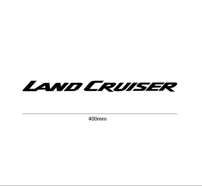 Land Cruiser Classic Font Decals