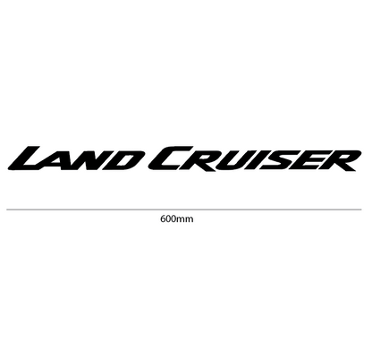 Land Cruiser Classic Font Decals