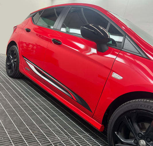 Astra RS Black Edition (BK series) 2017-2020 Factory Door Stickers