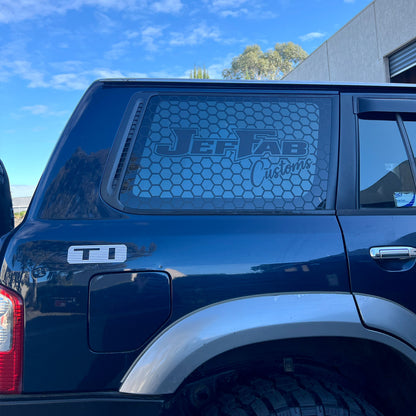 Patrol GU - Rear Quarter Window - Hexagon Design
