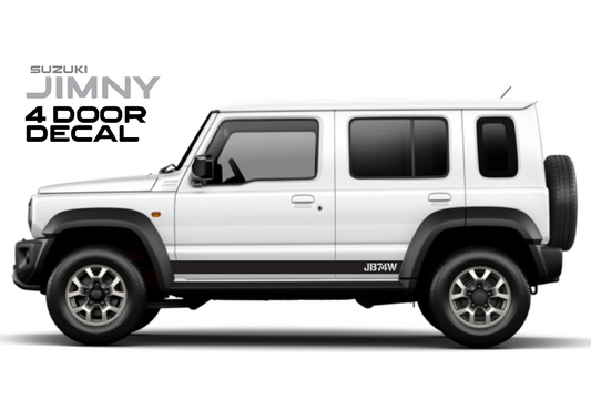 Suzuki Jimny 4 Door Decals - JB74W Logo