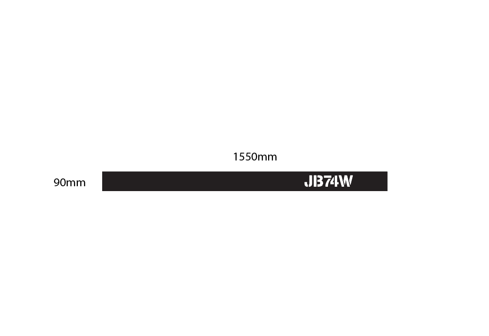 Suzuki Jimny 4 Door Decals - JB74W Logo