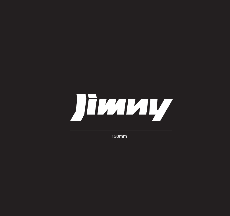 Jimny Sticker Design Suzuki JIMNY Decals – FUSE DESIGN