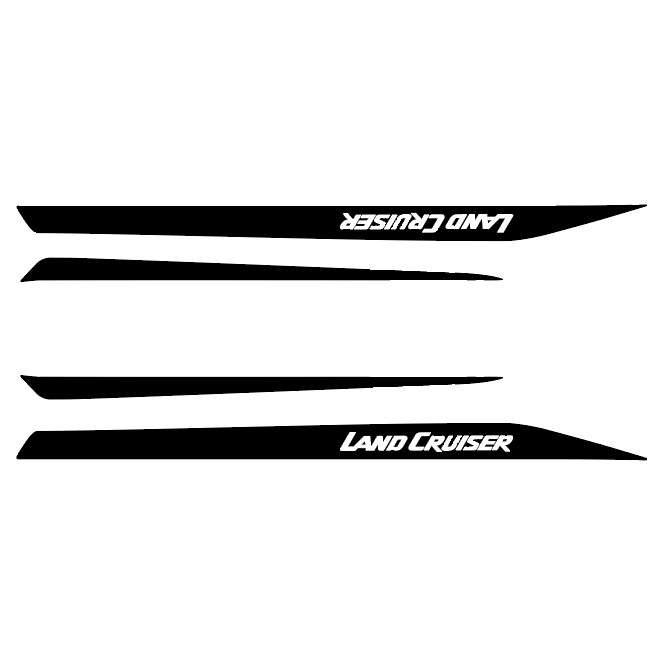 Land Cruiser 70 Series Bonnet Decals - LC70 2024+